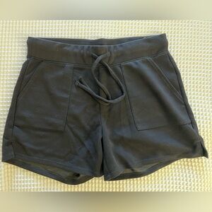 GAIAM Black Athleisure Shorts - medium